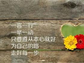 人生感悟致自己