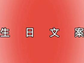 精选一些独一无二的生日文案