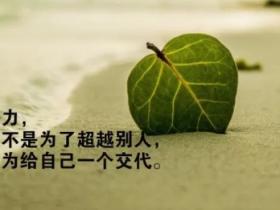 一些励志的正能量句子