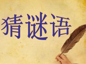 猜谜语大全及答案