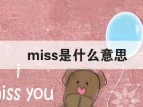 miss是什么意思