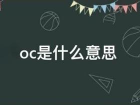 oc是什么意思