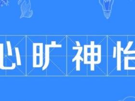 心旷神怡的意思