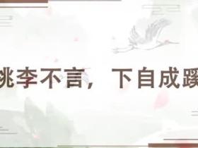 桃李不言自成蹊的蹊是什么意思